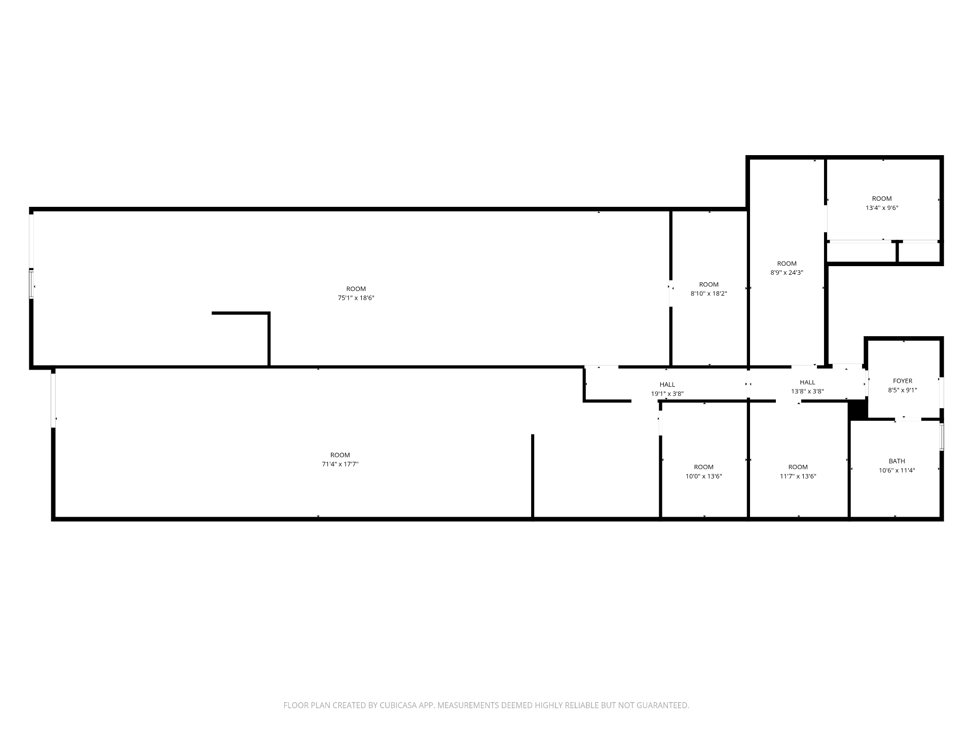 Floor plan — 809 International Blvd, Primary tenant footprint